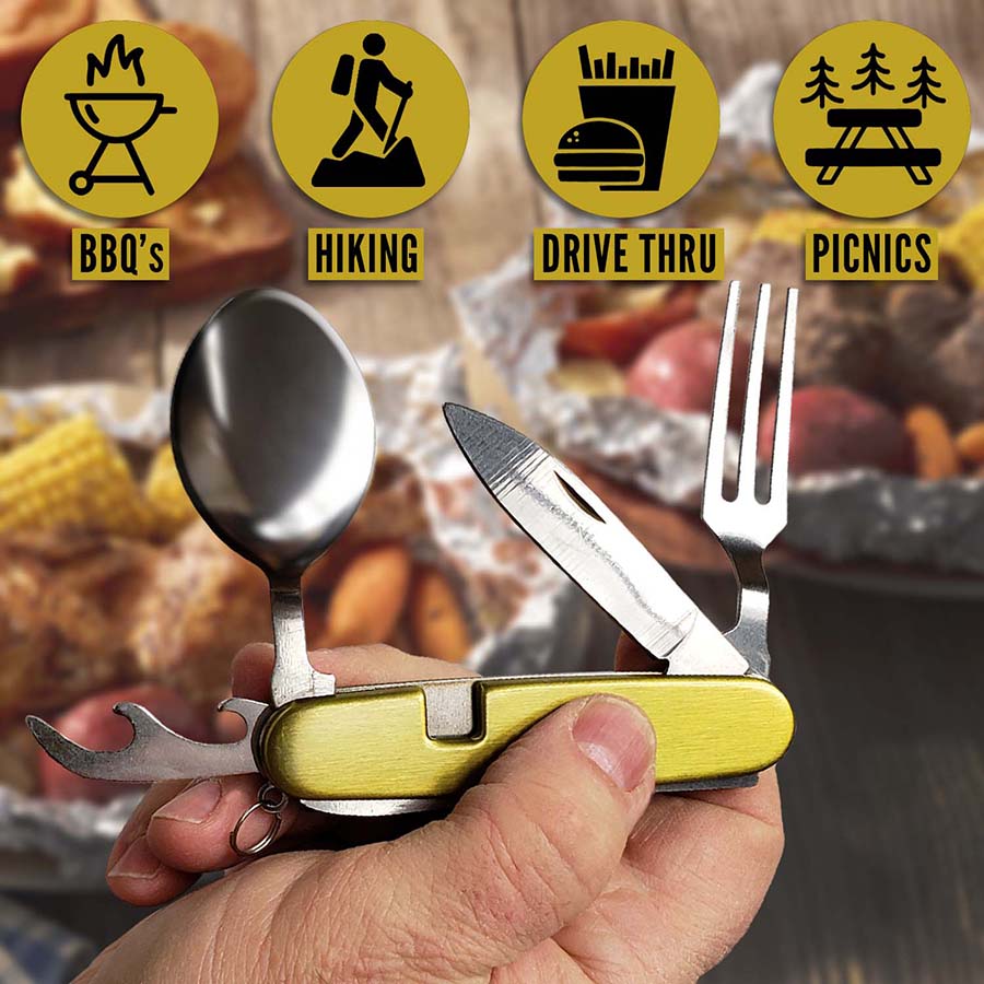 Camp Cookware, Multifunction utensil and tool for outdoors, hiking